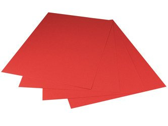 Karton kolorowy A4 170g - czerwony 2