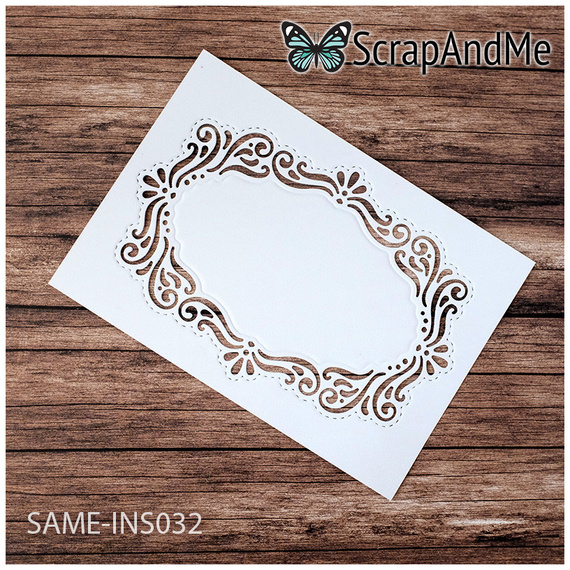 Wykrojnik do papieru - Scrapandme - Ramka 032