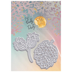 Wykrojnik - Fluffy Duffy - Hazel - orzech laskowy, listki