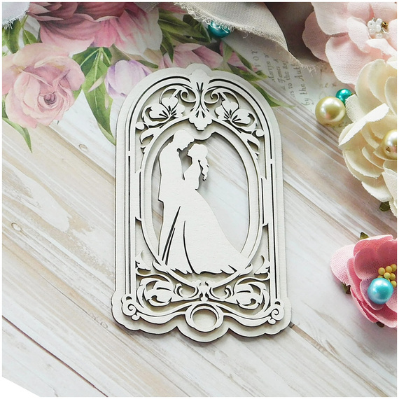 Tekturka - Ramka z parą III - Kreatywna Pracownia