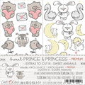Zestaw dodatków do wycięcia - Craft o'clock - Sweet Prince & Princess - Premium