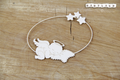 Tekturka Ramka sleeping baby angel 8cm - Scrapiniec