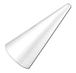Stożek styropianowy 40 cm