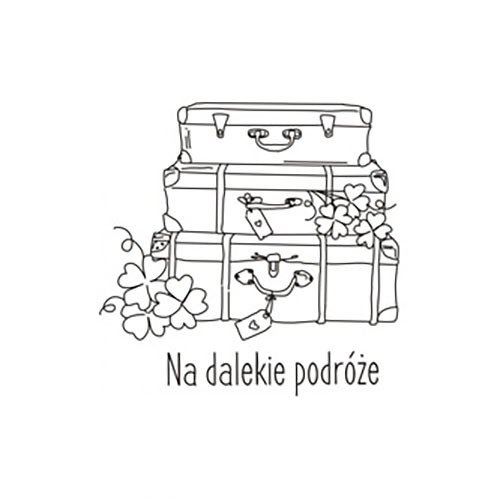 Stempel - Walizki + na dalekie podróże - Agateria