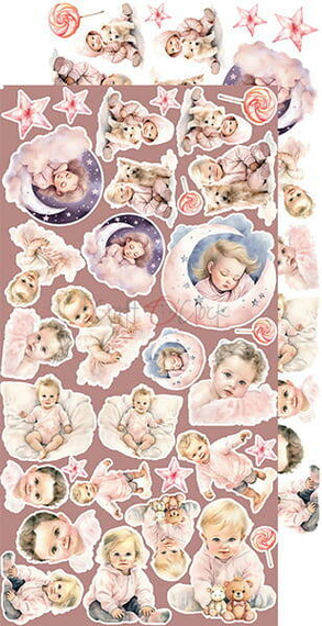 GIRL & CURL - Craft o'clock - zestaw dodatków - MIX