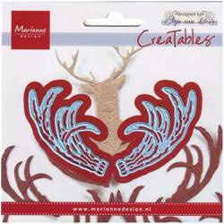 Wykrojnik - Marianne Design - Anja's antlers - poroże