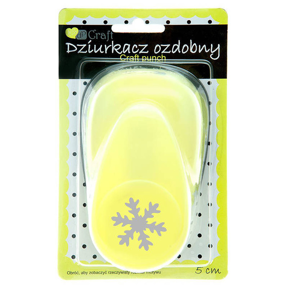 Dziurkacz ozdobny 5cm - śnieżynka