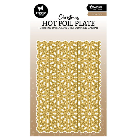 Wykrojnik Hot Foil - StudioLight - Snow Pattern Wonderful