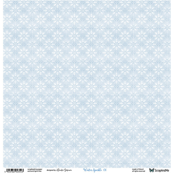 Papier do scrapbookingu 30x30 - ScrapAndMe - Winter Sparkle 05/06
