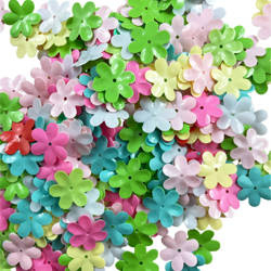 Cekiny duże kwiatki pastelowe 13mm 14g