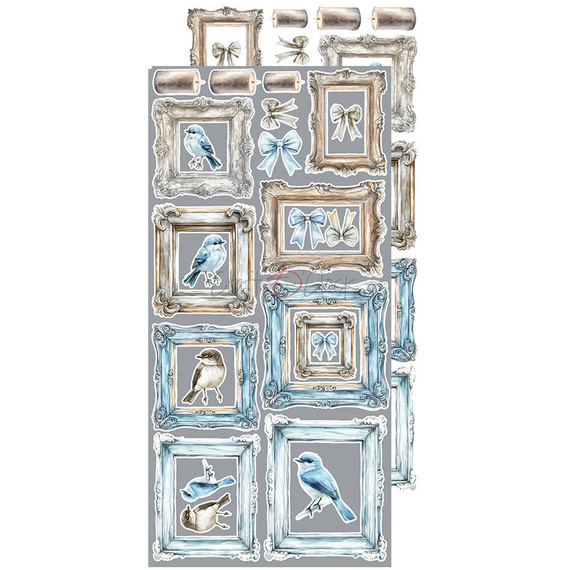 Something Blue - Craft o'clock - zestaw dodatków do scrapbookingu - Something