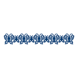 Wykrojnik - Tattered Lace - Butterflies Border D646 motyle border