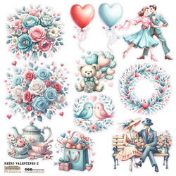 Naklejki - ScrapLove - Retro Valentines 2