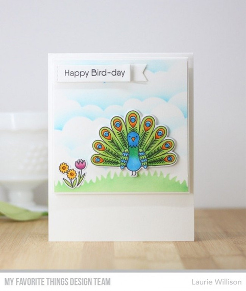Stempel - My Favorite Things - Playful Peacock - paw pawie