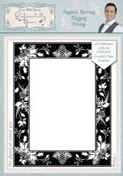 Stempel - Festive Berries Elegant Frame - ramka szyszki