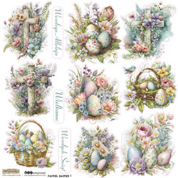 Naklejki - ScrapLove - Pastel Easter 1 Wielkanoc
