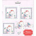 Zestaw papierów i elementów do scrapbookingu Christmas Decoupage & Paper Pad - Purple