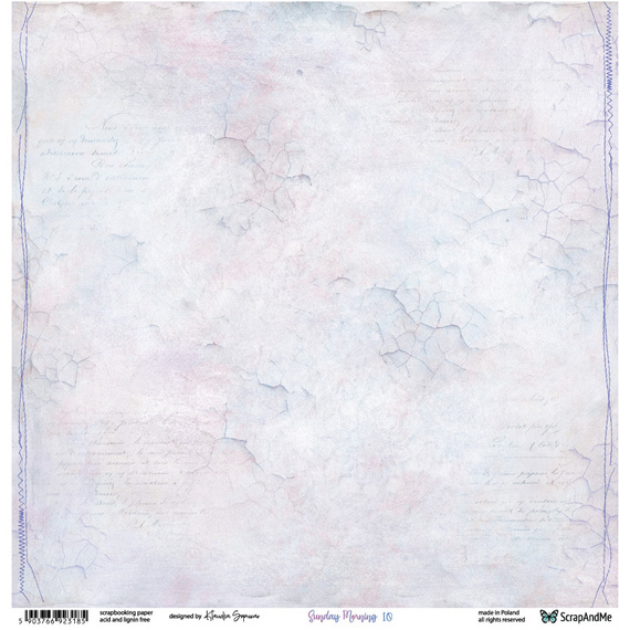 Papier do scrapbookingu 30x30 - ScrapAndMe - Sunday Morning 09/10