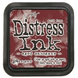 Tusz Distress Ink Pad - Ranger - Tim Holtz - Aged Mahogany
