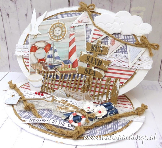 Maska - Marianne Design - Oval - owale