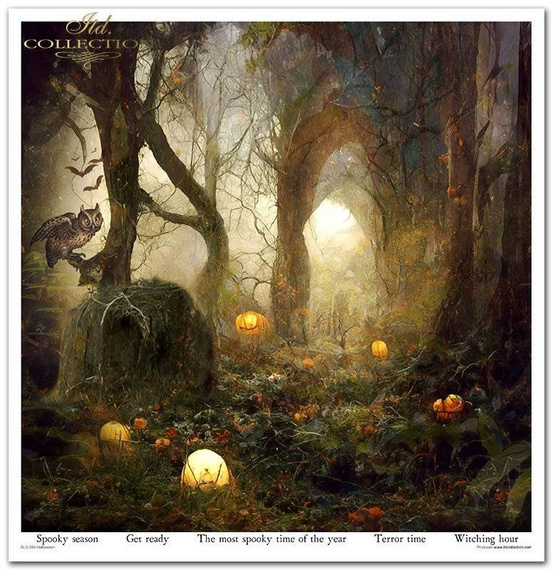 Zestaw papierów do scrapbookingu 30x30 - Itd Collection - Halloween