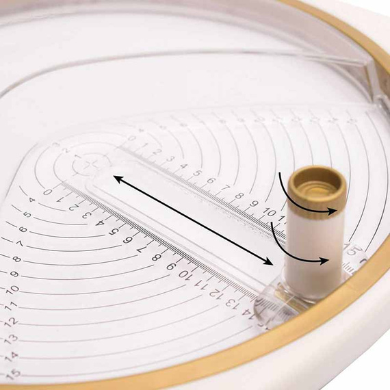 Narzędzie do wycinania kół Circle Cutter + mata - Vaessen Creative