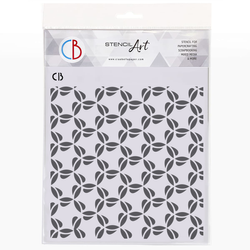 Szablon Home Deco 22x22cm - Ciao Bella - Retro koła