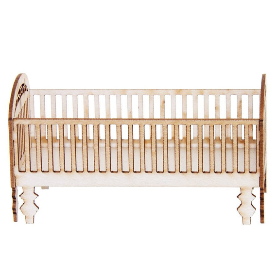 Łóżeczko 3D - Wycinanka