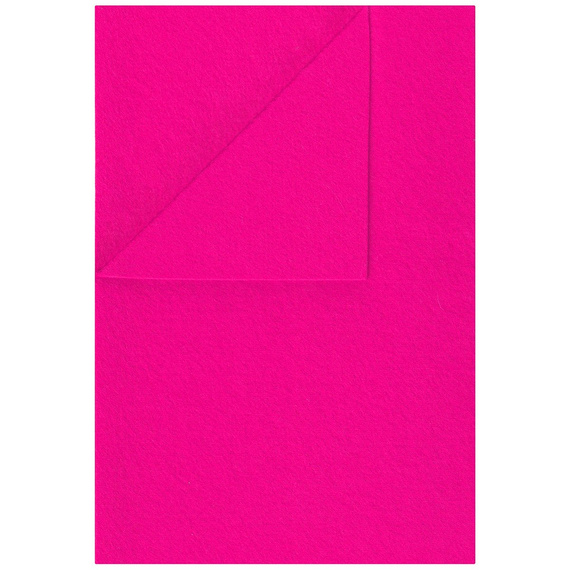 Filc 100% wełny 5676 mocny różowy 20x30cm - 1szt