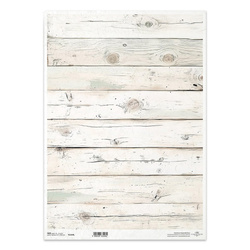 Papier ryżowy do decoupage A3 - deski - R1434L - Itd Collection