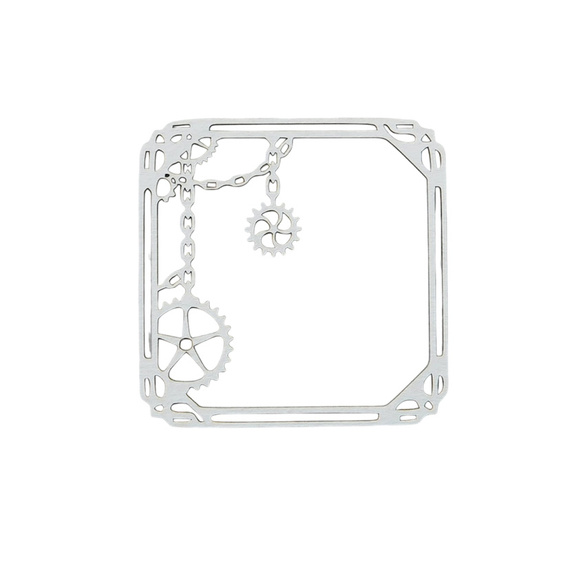 Tekturka - Ramka kwadrat, koła zębate - Kreatywna Pracownia