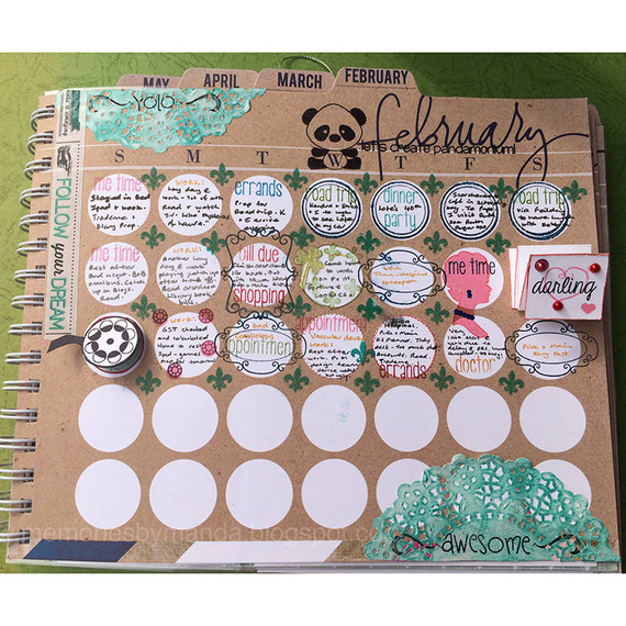 Stempel do plannera - Pink & Main - Life Tasks