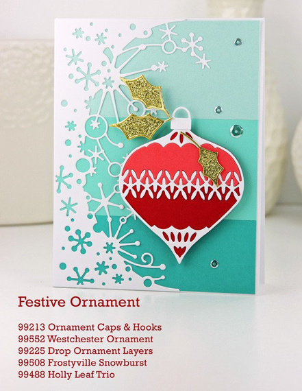 Wykrojnik - Memory Box - Westchester Ornament - bombka