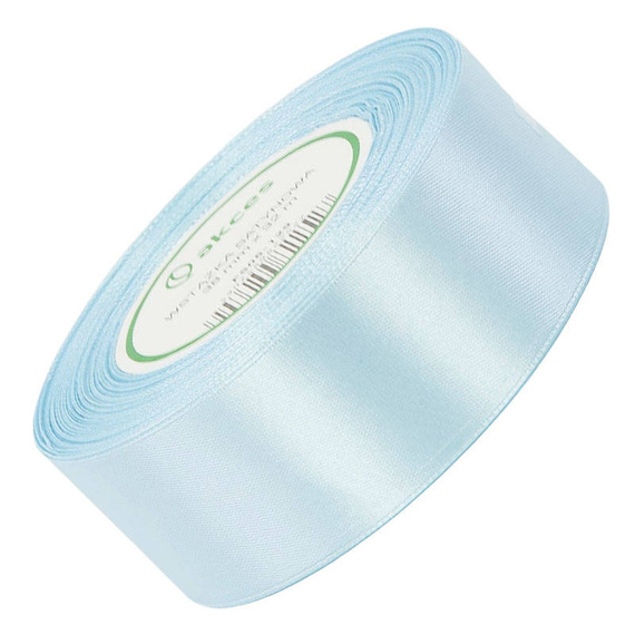 Wstążka satynowa błękit perłowy 38mm - 32mb