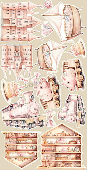 GIRL & CURL - Craft o'clock - zestaw dodatków - MIX