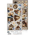 Papier do scrapbookingu 15x30 -  Craft o'clock - Jolly Season - arkusz dodatków Holly Night
