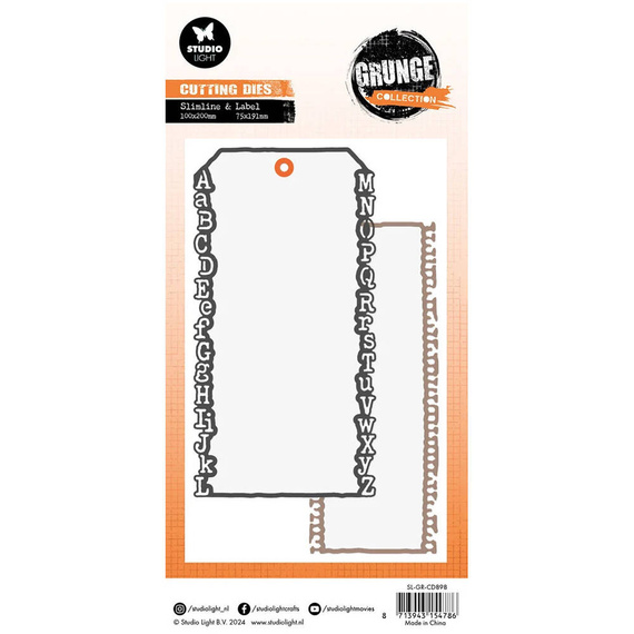 Wykrojnik do papieru - StudioLight - Slimline & label