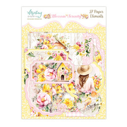 Papierowe koperty i tagi - Mintay - Blossom Serenity 27 szt