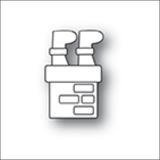 Wykrojnik - Poppystamps - Santa Chimney Mikołaj w kominie