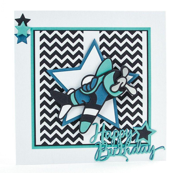 Wykrojnik - Tonic Studios - Toy Plane - samolocik