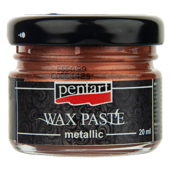 Pasta woskowa metaliczna - wax paste metallic - miedziana / copper 20ml - Pentart