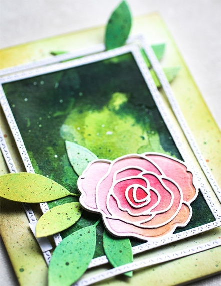 Wykrojnik - Memory Box - Classic Rose Frame ramka z różą