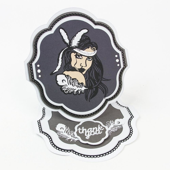 Wykrojnik - Tonic Studios - Ava Indianka piórka