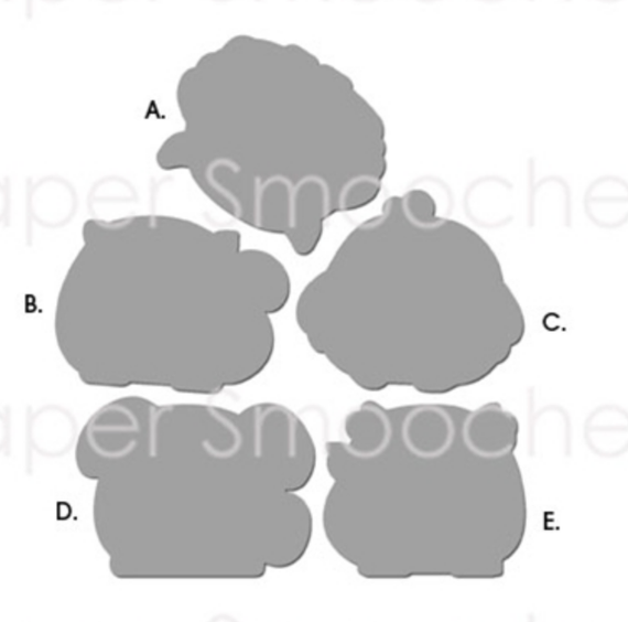 Wykrojnik - Paper Smooches - Chums zwierzęta