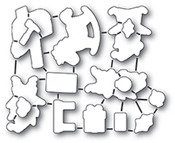 Wykrojnik + stempel - Memory Box - Christmas Elves - elfy bożonarodzeniowe