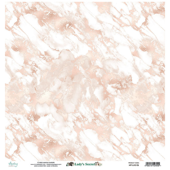 Papier do scrapbookingu 30x30 - Mintay - Lady's Secret 06