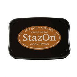 Tusz na bazie rozpuszczalnika StazOn - Tsukineko - Saddle Brown