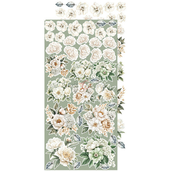 Cherished Memories zestaw dodatków do scrapbookingu - Craft o'clock - Flowers