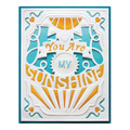 Wykrojnik - Spellbinders - You Are My Sunshine ramka