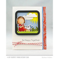 Wykrojnik + stempel - My Favorite Things - Happy Together